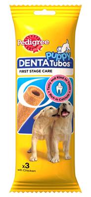 DentaTubos Puppy Dental Treats - Pack of 3