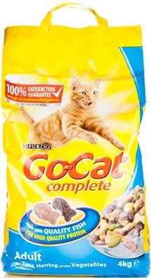 Go Cat Complete Dry Food Adult with Tuna, Herring & added Vegetables / 4kg