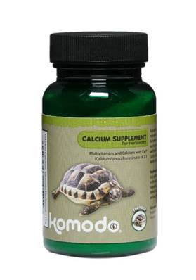 Komodo Calcium Supplement With Vitamins For Herbivores 135g