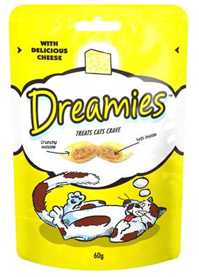 Dreamies Cat Treats - Cheese 60g